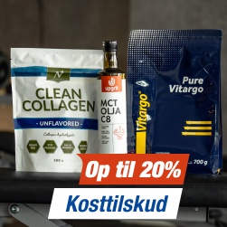 Kosttilskud - Op til 20%